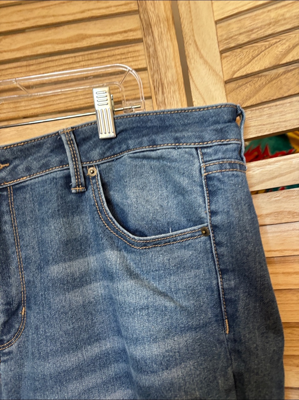 No Boundaries Women's Medium Blue Boyfriend Jeans 16 - Picture 2 of 5